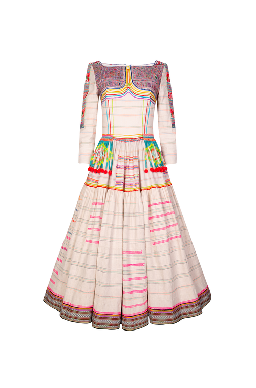 美品　ARTS&SCIENCE front smocking dress 美品 ARTS&SCIENCE front smocking dress 2023AW ARTS&SCIENCE